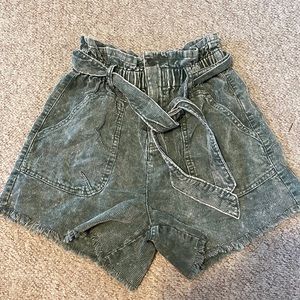 High rise shorts